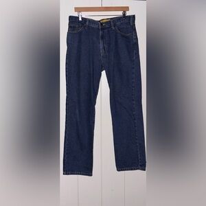 Real Ranch Premium Men‎ 34X32 Lower Rise Relaxed Fit Denim Jean Cowboy Country